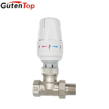 GutenTop High Quality Brass Plating Nickel Forged for Bath and Shower Three Way BrassThermostatic Mixing Valve